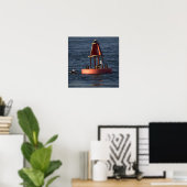 Möwen mit Boje Poster (Heimbüro)