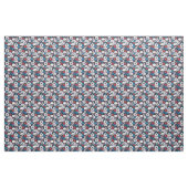 Möwen mit Rot-Weiß-Blume Stoff (Fat Quarter (45,7 x 55,9 cm))