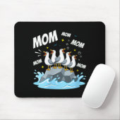 Möwen-Mutter Strand Ozean Vogel Liebhaber Mütter Mousepad (Mit Mouse)