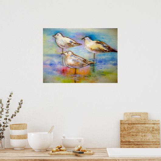 Möwen - Poster (Küche)