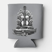 Möwen, Rose & Lowrider Art können kühlen Dosenkühler (Vorderseite)