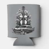 Möwen, Rose & Lowrider Art können kühlen Dosenkühler (Rückseite)