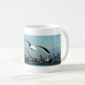 Möwen über die Tasse Seattle (VorderseiteRechts)