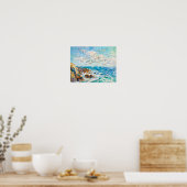 Möwen über Wellen beeindruckende Ozeanszene Poster (Küche)