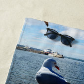 Möwen und Boote auf dem Meer, Badetücher Strandtuch (Beispiel)