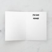 Möwen und Herzen Valentines Karte (Innenseite)