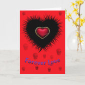 Möwen und Herzen Valentines Karte (Gelbe Blume)