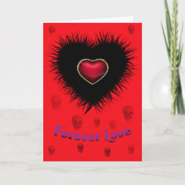 Möwen und Herzen Valentines Karte