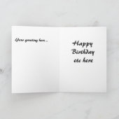 Möwen und Hühner Karte (Innenseite)