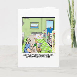 Möwen und Hühner Karte