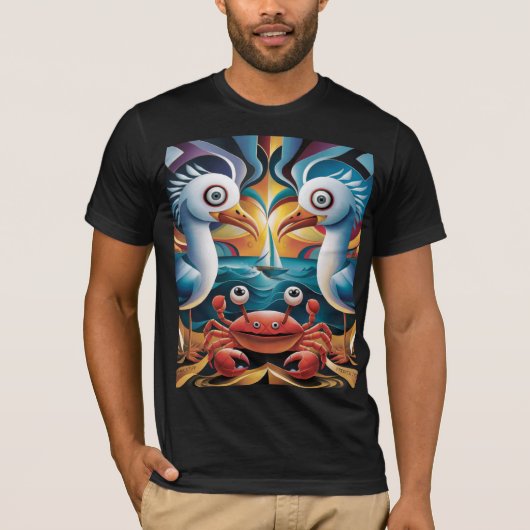 MÖWEN UND KREBSE T-Shirt (Vorderseite)