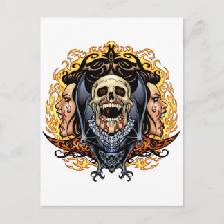 Möwen, Vampire und Fledermäuse, die von Al Rio ind Postkarte