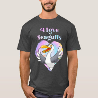 Möwen Vogel Liebhaber Ich liebe Möwen Vogel Liebha T-Shirt