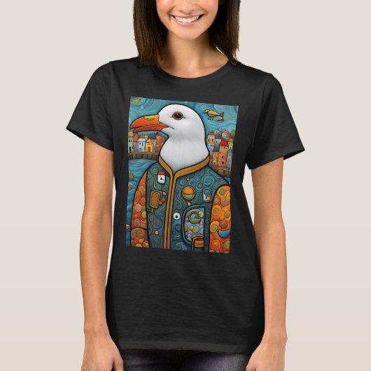 Möwenfischer T-Shirt (Vorderseite)