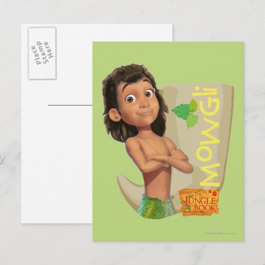 Mowgli 1 postkarte (Vorne/Hinten)