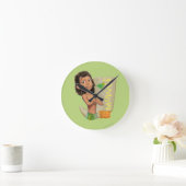 Mowgli 1 runde wanduhr (Zuhause)