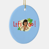 Mowgli 2 keramikornament (Rechts)