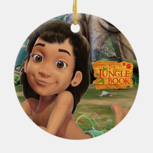 Mowgli 4 keramik ornament (Hinten)