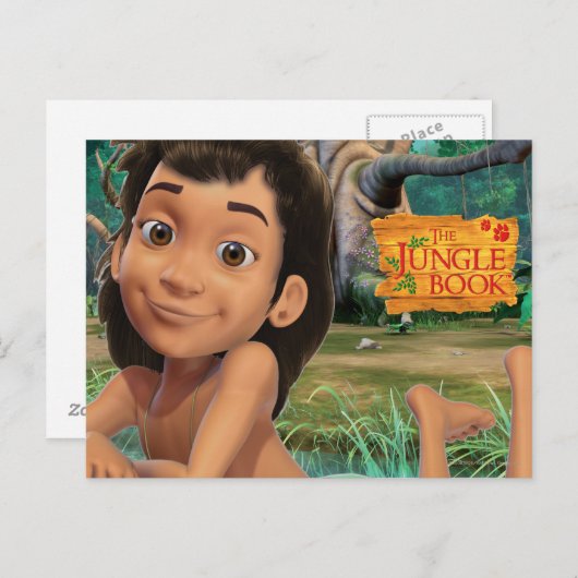 Mowgli 4 postkarte (Vorne/Hinten)
