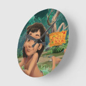 Mowgli 4 runde wanduhr (Winkel)