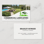 Mowing Lawn Landscaping-Logo | Hinterhof Visitenkarte (Vorne/Hinten)