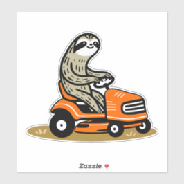 Mowing Sloth Aufkleber