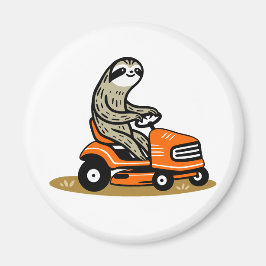 Mowing Sloth Magnet