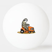 Mowing Sloth Tischtennisball (Vorderseite)