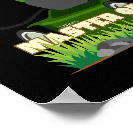 MOWOLOGISCHES Gärtnergeschenk Poster (Ecke)