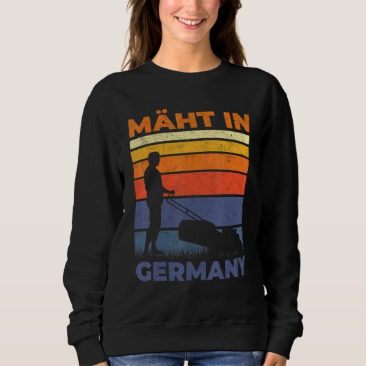Mows in Deutschland Gartenlandschaft Gartengarten Sweatshirt (Vorderseite)