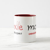 Moxie - unzerbrechliche Geist-Tasse Zweifarbige Tasse (Mittel)