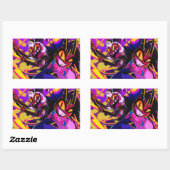 Moxxie&Millie Halloween Slasher | Helluva Boss | Rechteckiger Aufkleber (Blatt)