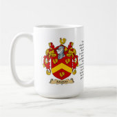Moya-Familien-Wappen Kaffeetasse (Links)