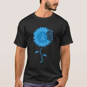 Moyamoya Disease Awareness Blue Ribbon Butterfly S T-Shirt