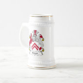 Moyer Familienwappen Bierglas (Vorderseite Links)