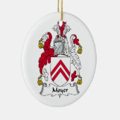 Moyer-Familienwappen Keramik Ornament (Rechts)