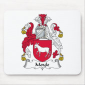 Moyle Familienwappen Mousepad (Vorne)