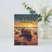 Moynaq Usbekistan Postkarte (Stehend Vorderseite)