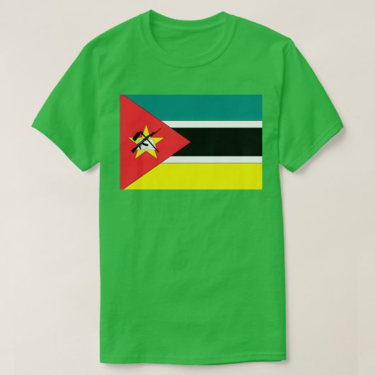 Mozambique Flag T-Shirt (Design vorne)