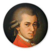 MOZART 1-1/2-Zoll-Keramik-ziehen-Knopf Keramikknauf (Vorderseite)