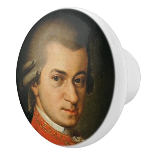 MOZART 1-1/2-Zoll-Keramik-ziehen-Knopf Keramikknauf (Rechts)