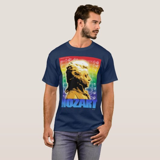MOZART AUF DUNKELHEIT T-Shirt (Vorne ganz)
