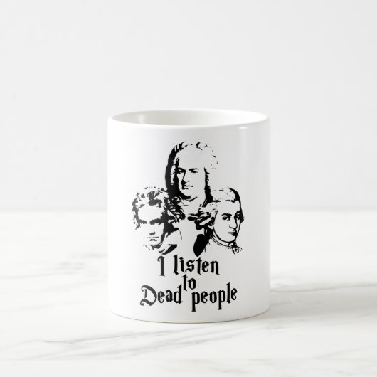 Mozart Bach Beethoven Kaffeetasse (Mittel)