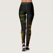 Mozart-Blattmusik und Porträt-Leggings Leggings (Rückseite)