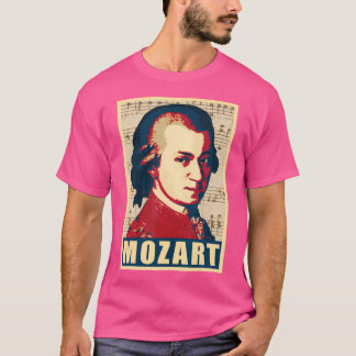 Mozart Classic Music Composer Retro T-Shirt