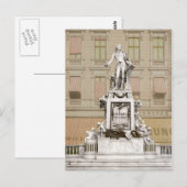 Mozart-Denkmal in Wien Postkarte (Vorne/Hinten)