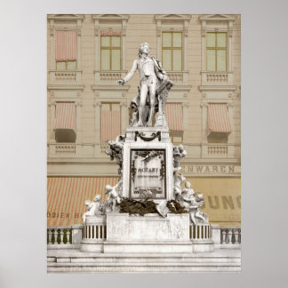 Mozart-Denkmal Poster