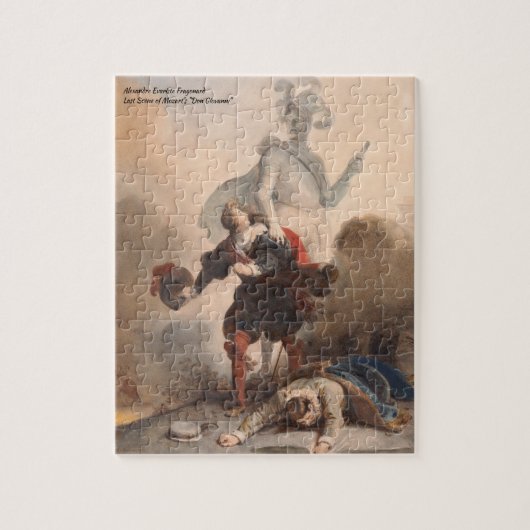 Mozart Don Giovanni Opera Vintage Illustration Puzzle (Vertikal)