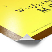 Mozart Face of Music Fotodruck (Ecke)