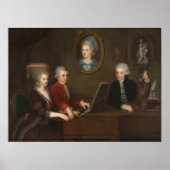 Mozart-Familienportrait Poster (Vorne)